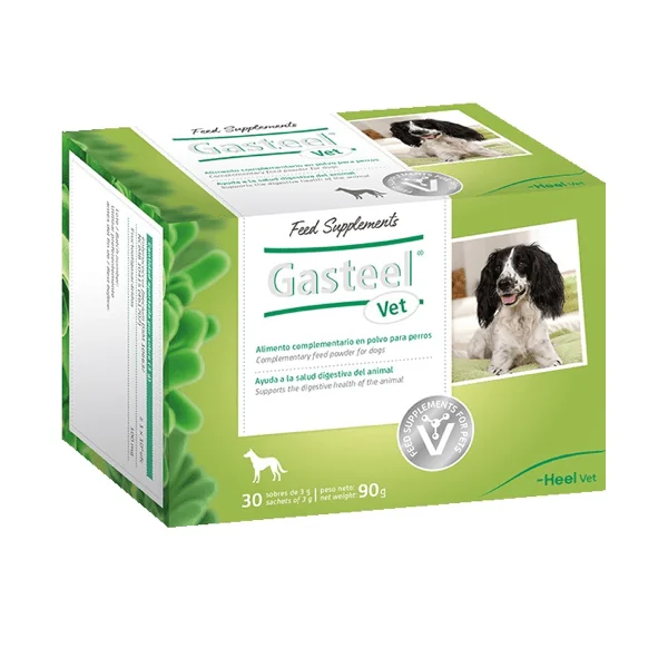 GASTEEL VET simbiótico salud digestiva perros 30 sobres de 3 g