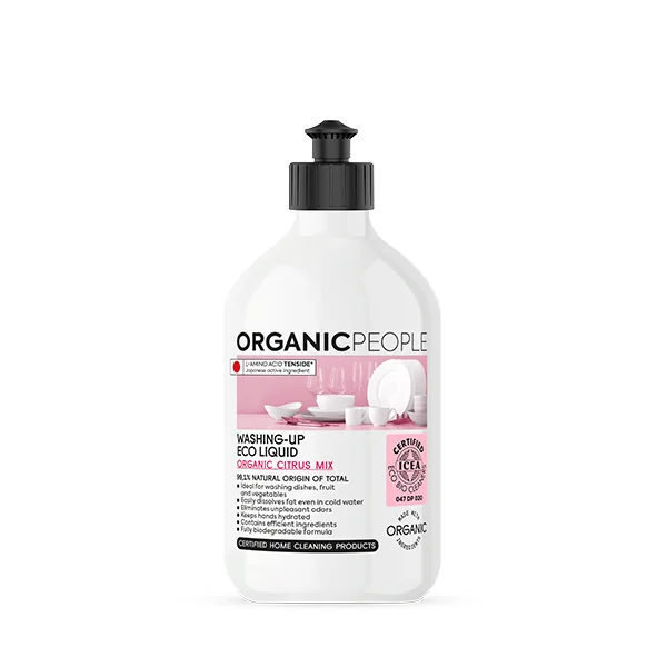 Gel limpiavajillas ecológico Citrus Mix Organic People 500ml