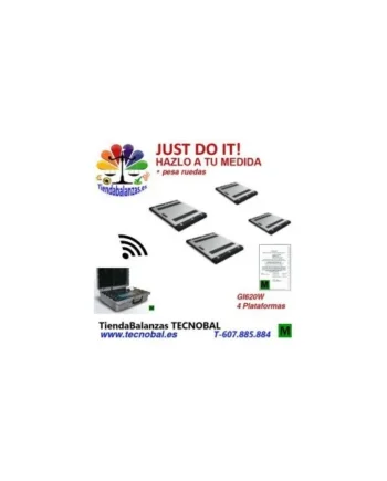 (GI620W) 4 PMR-WM 500X400 1,5/3/6/10/15 TN. PESAJE MÓVIL BAXTRAN.