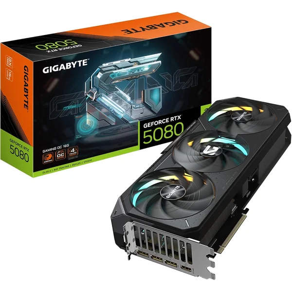 GIGABYTE GeForce RTX 5080 Gaming OC 16G Tarjeta Gráfica
