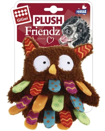 GiGwi - Juguete Plush Friendz búho 11cm