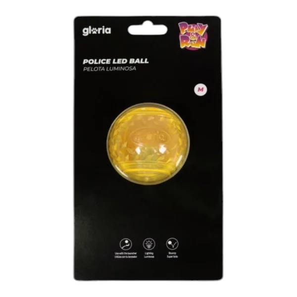 Gloria Pelota Luminosa para Perros — Juguete para Jugar de Noche
