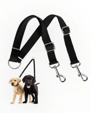 Gloria Pets Acople Doble Ajustable para Pasear Dos Perros