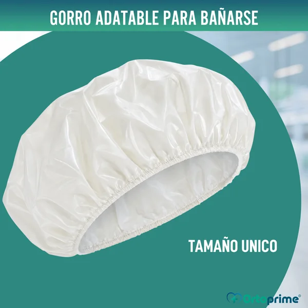 Gorro de Baño Reutilizable Lavable y Transpirable | Talla Única