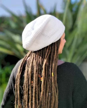 Gorro Rasta Beanie Blanco