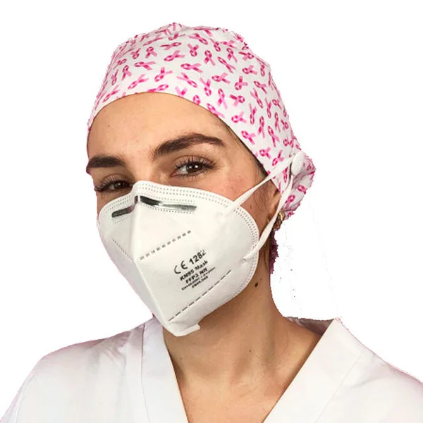 Gorros de Quirófano para Pelo Largo con Botón | Estampados