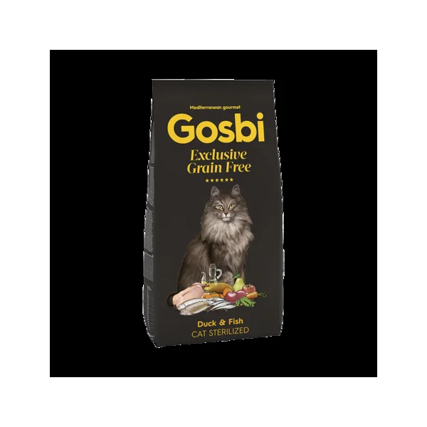 Gosbi Exclusive Grain Free Gato - Adult Esterilizado Pato & Pescado