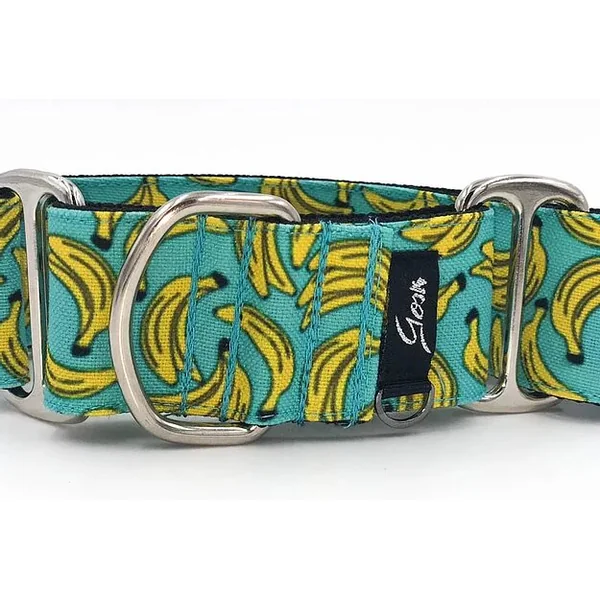 Gosk Collar Martingale Blue Banana — Collar Antiescape para Perros