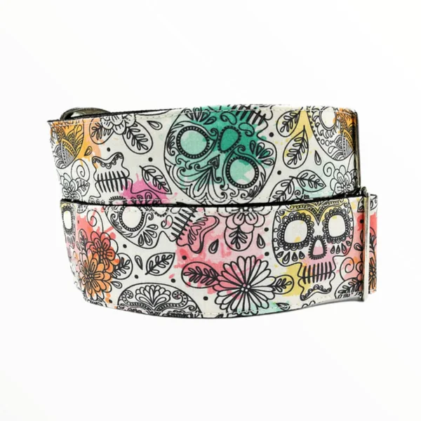 Gosk Collar Martingale Pastel Calaveras — Collar Antiescape para Perros