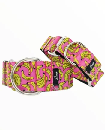 Gosk Collar Martingale Pink Banana — Collar Antiescape para Perros
