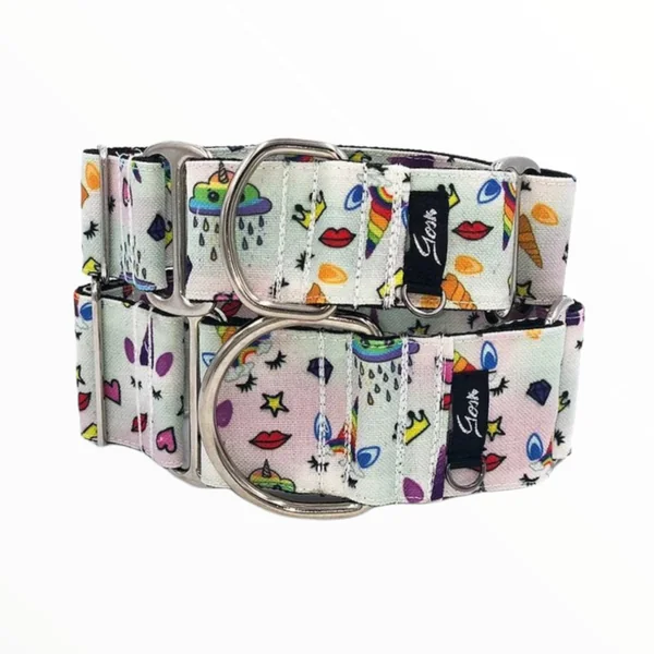 Gosk Collar Martingale Unicornios — Collar Antiescape para Perros