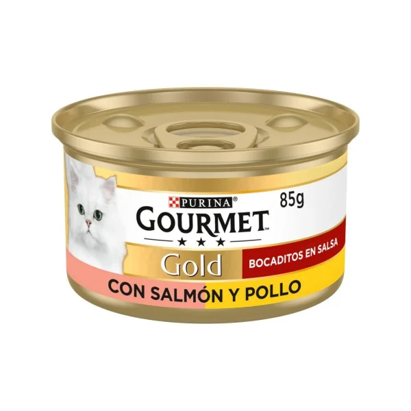 Gourmet Gold Bocaditos Salmón y Pollo