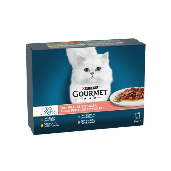 Gourmet Perle Pack Láminas Salsa Gatos