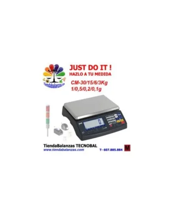 GRAM CM- 3/6/15/30Kg Balanza control límites de peso