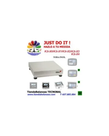 GRAM K3i-X Báscula sobremesa con RS-232 en acero inoxidable