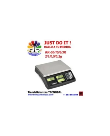 GRAM RK- 3/6/15/30Kg Balanza cuentapiezas U.Key USB