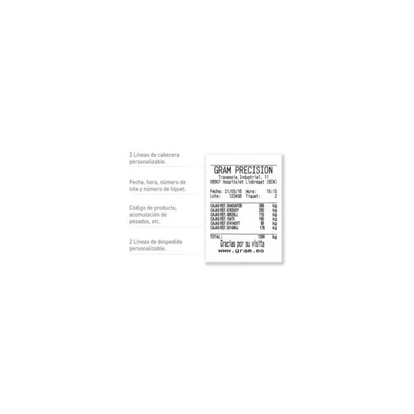 GRAM TCamel 2T N/HR Inox. AISI-316 Carretilla pesadora