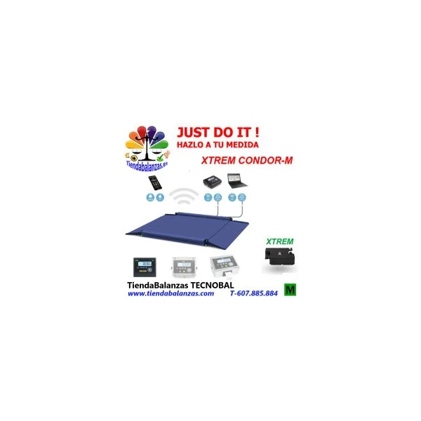 GRAM XTREM CONDOR-M Plataforma pintada IP-67 con rampas plegables