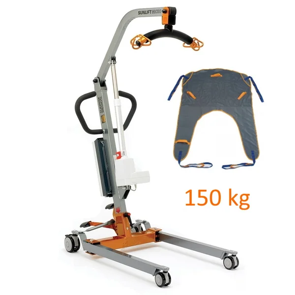 Grúa de Traslado Eléctrica con Arnés | 150 kg