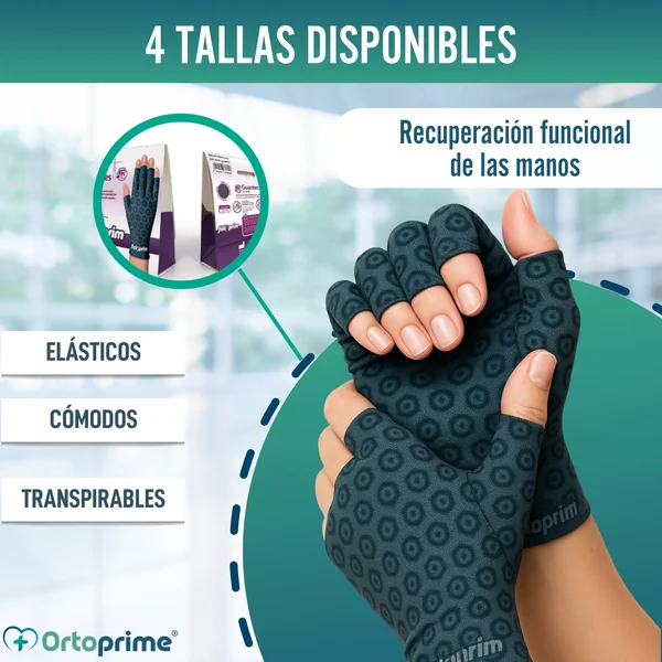 Guantes Terapéuticos Artritis y Artrosis | Tejido Técnico Elástico