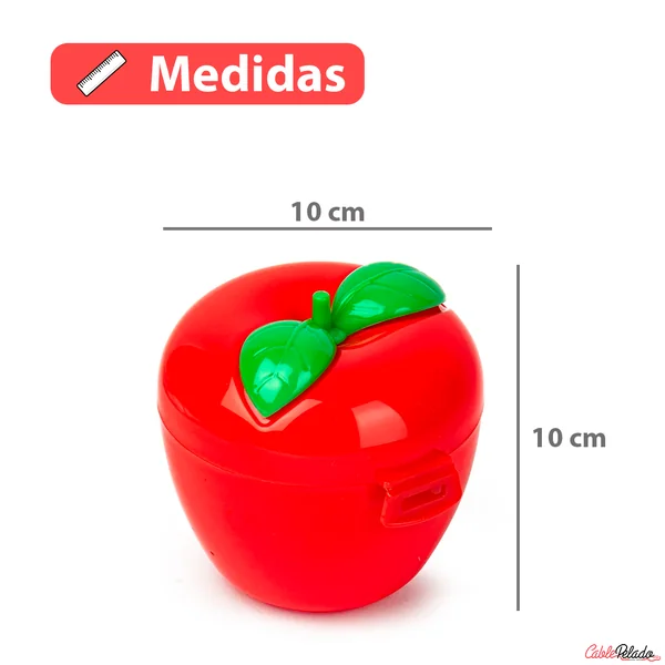 Guarda Manzana De Plastico Rojo