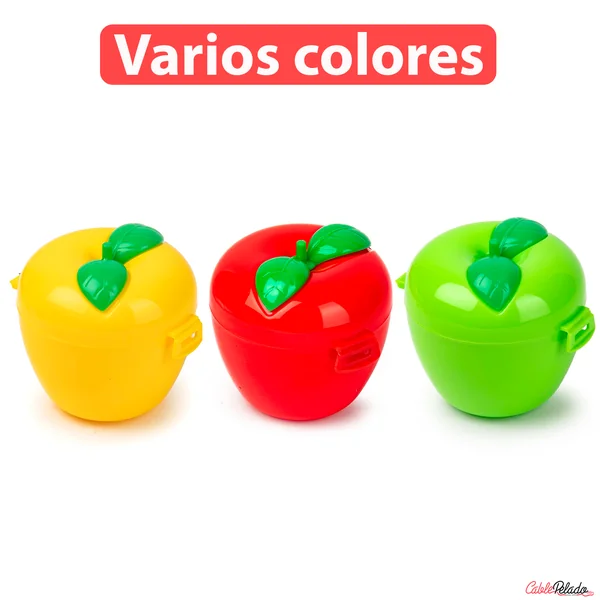 Guarda Manzana De Plastico Rojo