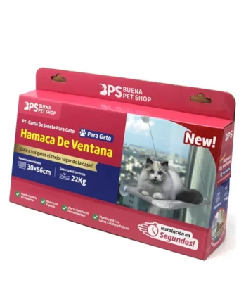 Hamaca de Ventana Para Gato 30x56cm.
