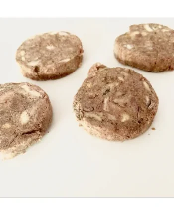 Hamburguesas de tripa verde liofilizada