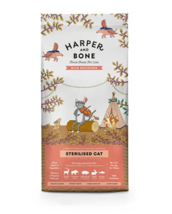 Harper and Bone - STERILISED CAT Wild mountain (Venado, jabalí, cerdo, conejo y salmón)