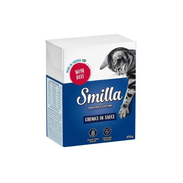 Haz que las fiestas sean especiales con el regalo perfecto de Smilla Bocaditos En Salsa 6 X 370 G de Productos Para Gatos.