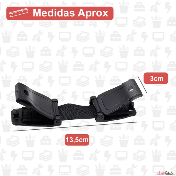 Hebilla Para Cinturón De Seguridad Asiento De Bebe Negro