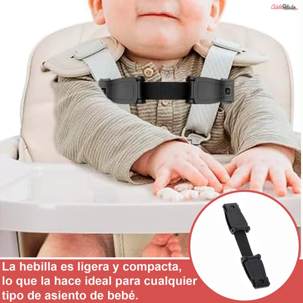 Hebilla Para Cinturón De Seguridad Asiento De Bebe Negro
