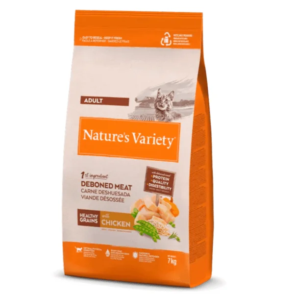 Helathy grains POLLO Nature´s Variety gatos adultos