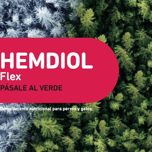 Hemdiol Flex CBD perros gatos 30 cápsulas