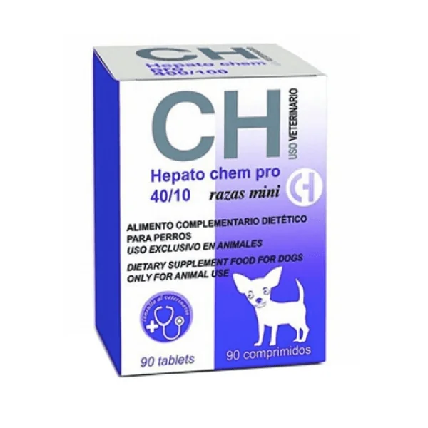 Hepato Chem PRO 40/10 perros mini 90 comp