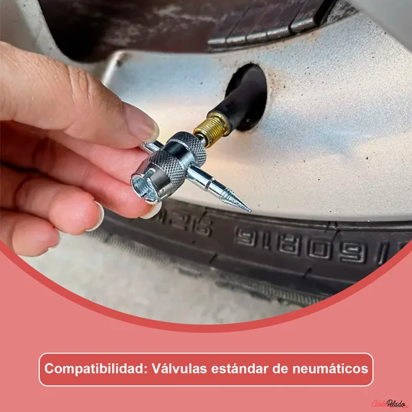 Herramienta Para Reparar Valvulas De Neumaticos Gris