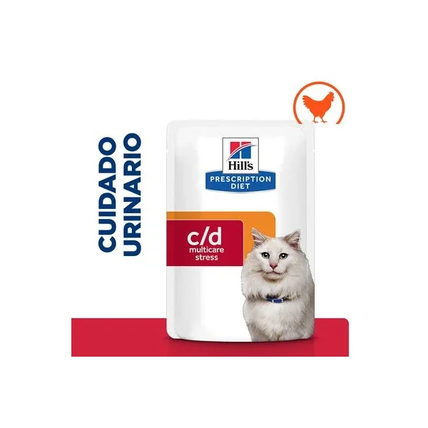 Hill's C/d Prescription Diet Urinary Stress Sobres Comida Húmeda Para Gatos premium a los mejores precios: compra en línea en Productos Para Gatos en le Las Palmas de Gran Canaria España.