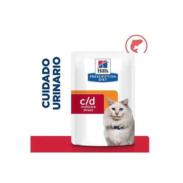 Hill's C/d Prescription Diet Urinary Stress Sobres Comida Húmeda Para Gatos premium a los mejores precios: compra en línea en Productos Para Gatos en le Las Palmas de Gran Canaria España.