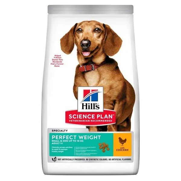 Hill's Science Plan Perfect Weight Small & Miniature Adult Pollo 1.5 kg Pienso para Perros
