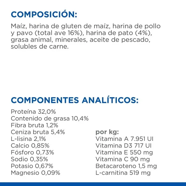 Hill's Science Plan Sterilised Cat Young Adult Pato añade una atmósfera feliz a tus festivales - Disponible en Productos Para Gatos.