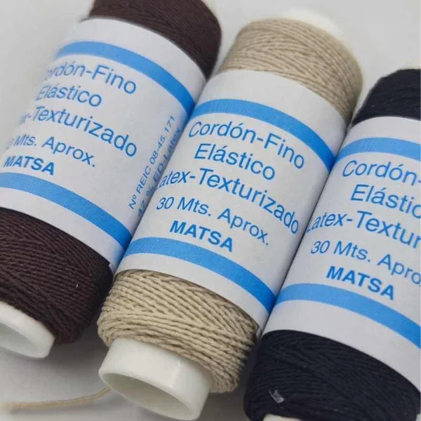 Hilo elástico para rastas y trenzas 30m Matsa