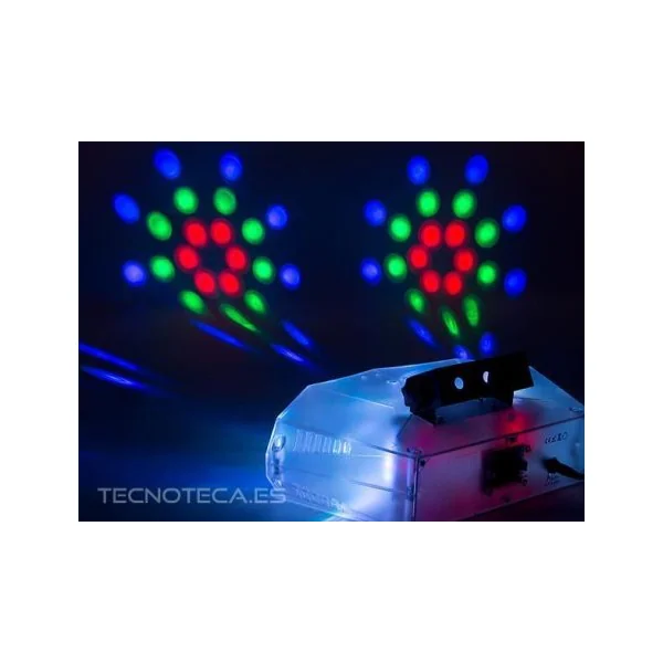 HQLE10030. Quad LEDs MOONFLOWER transparente
