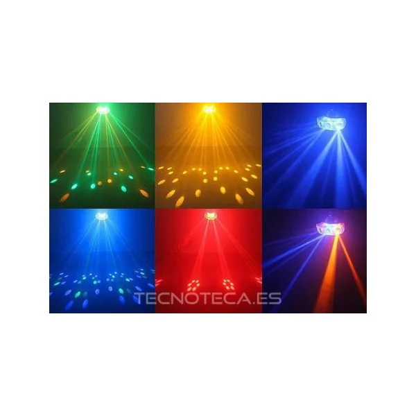 HQLE10030. Quad LEDs MOONFLOWER transparente