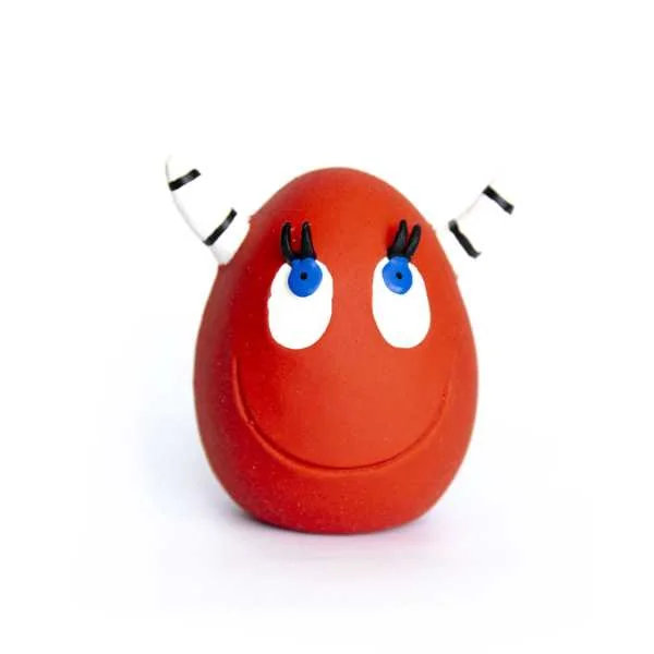 Huevo Lanco Ríe Demonio Rojo