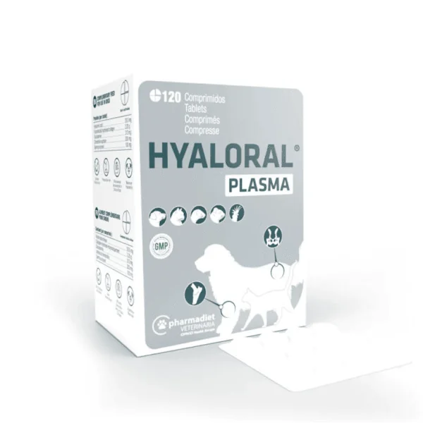 Hyaloral plasma articulaciones perros gatos comprimidos