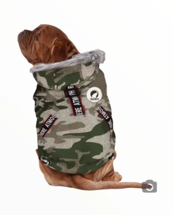 ICASA Abrigo Impermeable Camuflage para Perros — Diseño Moderno