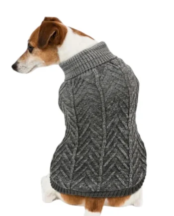 ICASA Jersey Relieve Gris Alpha Dog para Perros — Punto Cálido