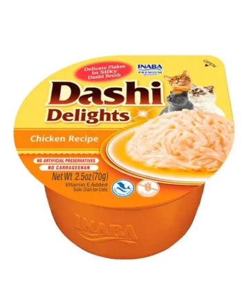 Inaba Dashi Delights de Pollo para Gatos