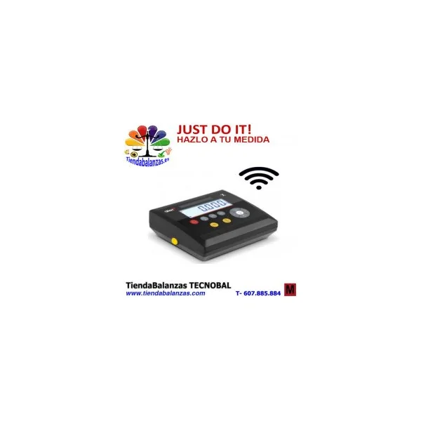 Indicador K3W + Wifi y cable alimentación plataforma Xtrem de Gram.