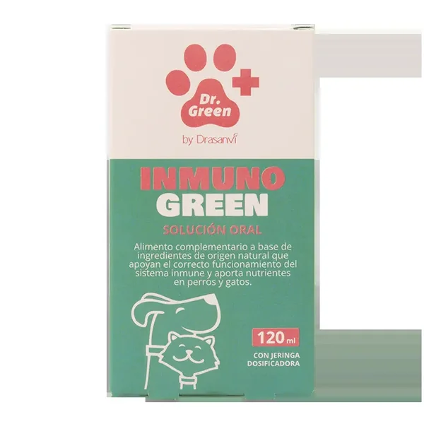 Inmunogreen solución oral 120 ml con jeringuilla